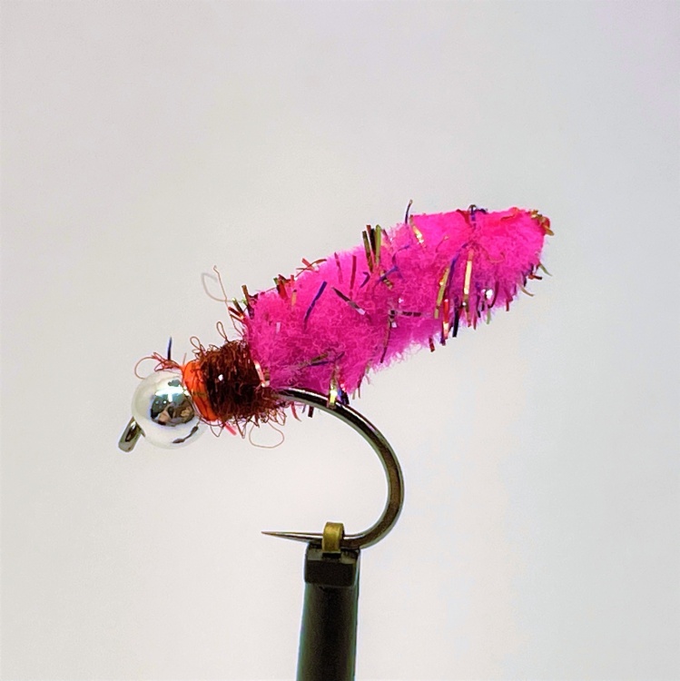 Phillippa Hake Flies Mopster Fly Silver bead Fl. Pink